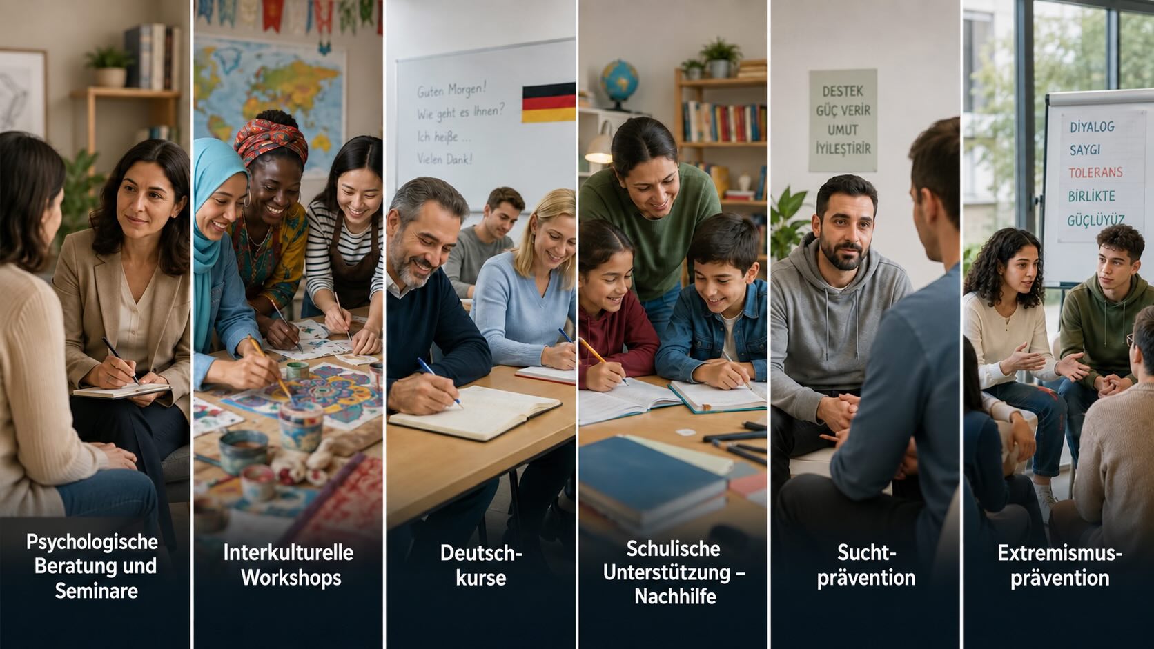 Soziale Aktivitäten und Bildung bei HRI